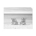 Picture of Muskoka Chairs with hats _GroupedProduct_Rectangle_Landscape_Photography _GroupedProduct_Rectangle_Landscape_Unframed_Print_Only_
