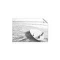 Picture of Surfboard on the Sand _GroupedProduct_Rectangle_Landscape_Photography _GroupedProduct_Rectangle_Landscape_Unframed_Print_Only_