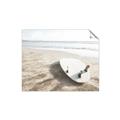 Picture of Surfboard on the Sand _GroupedProduct_Rectangle_Landscape_Photography _GroupedProduct_Rectangle_Landscape_Unframed_Print_Only_