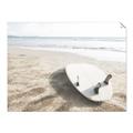 Picture of Surfboard on the Sand _GroupedProduct_Rectangle_Landscape_Photography _GroupedProduct_Rectangle_Landscape_Unframed_Print_Only_