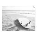 Picture of Surfboard on the Sand _GroupedProduct_Rectangle_Landscape_Photography _GroupedProduct_Rectangle_Landscape_Unframed_Print_Only_
