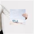 Picture of Soft Blue Boat _GroupedProduct_Square_Canvas_