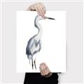 Picture of Egret I  _GroupedProduct_Rectangle_Portrait_Canvas_
