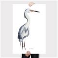 Picture of Egret I  _GroupedProduct_Rectangle_Portrait_Canvas_