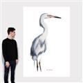 Picture of Egret I  _GroupedProduct_Rectangle_Portrait_Canvas_