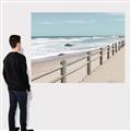 Picture of Beach Fence _GroupedProduct_Rectangle_Landscape_Photography _GroupedProduct_Rectangle_Landscape_Canvas_
