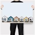 Picture of Beach Huts _GroupedProduct_Rectangle_Landscape_Photography _GroupedProduct_Rectangle_Landscape_Canvas_
