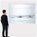 Picture of Seagulls Over the Water _GroupedProduct_Rectangle_Landscape_Photography _GroupedProduct_Rectangle_Landscape_Canvas_