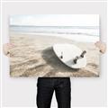 Picture of Surfboard on the Sand _GroupedProduct_Rectangle_Landscape_Photography _GroupedProduct_Rectangle_Landscape_Canvas_