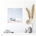 Picture of Soft Blue Boat _GroupedProduct_Square_Canvas_