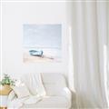 Picture of Soft Blue Boat _GroupedProduct_Square_Canvas_