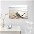 Picture of Surfboard on the Sand _GroupedProduct_Rectangle_Landscape_Photography _GroupedProduct_Rectangle_Landscape_Canvas_