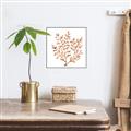 Picture of Orange Coral  _GroupedProduct_Square_Canvas_Framed_
