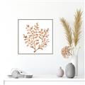 Picture of Orange Coral  _GroupedProduct_Square_Canvas_Framed_