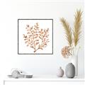 Picture of Orange Coral  _GroupedProduct_Square_Canvas_Framed_