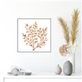 Picture of Orange Coral  _GroupedProduct_Square_Canvas_Framed_