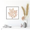 Picture of Orange Coral  _GroupedProduct_Square_Canvas_Framed_