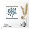 Picture of Teal Coral  _GroupedProduct_Square_Canvas_Framed_