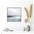 Picture of Big Clouds from the Shore _GroupedProduct_Square_Canvas_Framed_