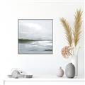Picture of Big Clouds from the Shore _GroupedProduct_Square_Canvas_Framed_