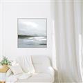Picture of Big Clouds from the Shore _GroupedProduct_Square_Canvas_Framed_