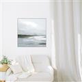 Picture of Big Clouds from the Shore _GroupedProduct_Square_Canvas_Framed_