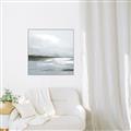 Picture of Big Clouds from the Shore _GroupedProduct_Square_Canvas_Framed_