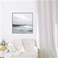 Picture of Big Clouds from the Shore _GroupedProduct_Square_Canvas_Framed_
