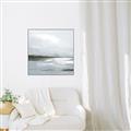 Picture of Big Clouds from the Shore _GroupedProduct_Square_Canvas_Framed_
