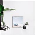 Picture of Soft Blue Boat _GroupedProduct_Square_Canvas_Framed_