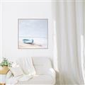 Picture of Soft Blue Boat _GroupedProduct_Square_Canvas_Framed_