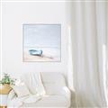 Picture of Soft Blue Boat _GroupedProduct_Square_Canvas_Framed_