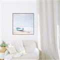 Picture of Soft Blue Boat _GroupedProduct_Square_Canvas_Framed_