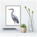 Picture of Egret II  _GroupedProduct_Rectangle_Portrait_Canvas_Framed_