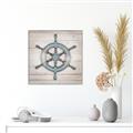 Picture of Ship Wheel  _GroupedProduct_Square_Canvas_Framed_