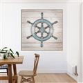 Picture of Ship Wheel  _GroupedProduct_Square_Canvas_Framed_