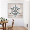 Picture of Ship Wheel  _GroupedProduct_Square_Canvas_Framed_
