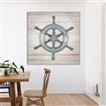 Picture of Ship Wheel  _GroupedProduct_Square_Canvas_Framed_