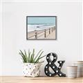 Picture of Beach Fence _GroupedProduct_Rectangle_Landscape_Photography _GroupedProduct_Rectangle_Landscape_Canvas_Framed_