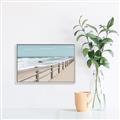 Picture of Beach Fence _GroupedProduct_Rectangle_Landscape_Photography _GroupedProduct_Rectangle_Landscape_Canvas_Framed_