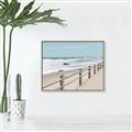 Picture of Beach Fence _GroupedProduct_Rectangle_Landscape_Photography _GroupedProduct_Rectangle_Landscape_Canvas_Framed_