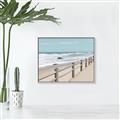 Picture of Beach Fence _GroupedProduct_Rectangle_Landscape_Photography _GroupedProduct_Rectangle_Landscape_Canvas_Framed_