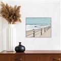 Picture of Beach Fence _GroupedProduct_Rectangle_Landscape_Photography _GroupedProduct_Rectangle_Landscape_Canvas_Framed_