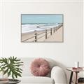 Picture of Beach Fence _GroupedProduct_Rectangle_Landscape_Photography _GroupedProduct_Rectangle_Landscape_Canvas_Framed_