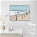 Picture of Beach Fence _GroupedProduct_Rectangle_Landscape_Photography _GroupedProduct_Rectangle_Landscape_Canvas_Framed_