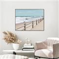 Picture of Beach Fence _GroupedProduct_Rectangle_Landscape_Photography _GroupedProduct_Rectangle_Landscape_Canvas_Framed_