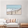 Picture of Beach Fence _GroupedProduct_Rectangle_Landscape_Photography _GroupedProduct_Rectangle_Landscape_Canvas_Framed_