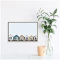 Picture of Beach Huts _GroupedProduct_Rectangle_Landscape_Photography _GroupedProduct_Rectangle_Landscape_Canvas_Framed_
