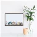 Picture of Beach Huts _GroupedProduct_Rectangle_Landscape_Photography _GroupedProduct_Rectangle_Landscape_Canvas_Framed_