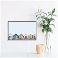 Picture of Beach Huts _GroupedProduct_Rectangle_Landscape_Photography _GroupedProduct_Rectangle_Landscape_Canvas_Framed_